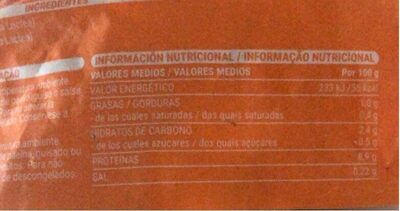 Caracoles Hacendado ingredientes
