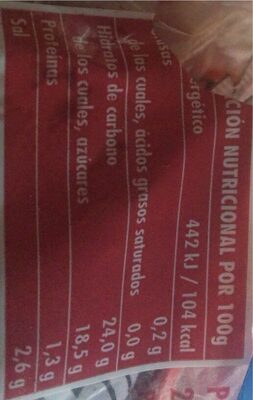 Kétchup Hacendado ingredientes