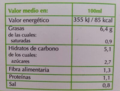 Salmorejo Hacendado ingredientes