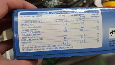 Surtido Hacendado ingredientes