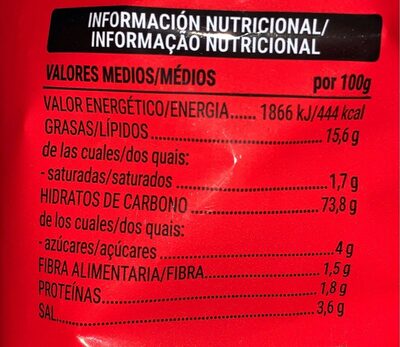 Varitas sabor ketchup Hacendado ingredientes