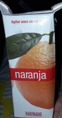 Zumo de naranja Hacendado ingredientes