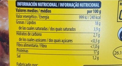 Alitas de pollo asadas Hacendado ingredientes