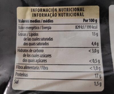 Código de cerdo asado Hacendado ingredientes