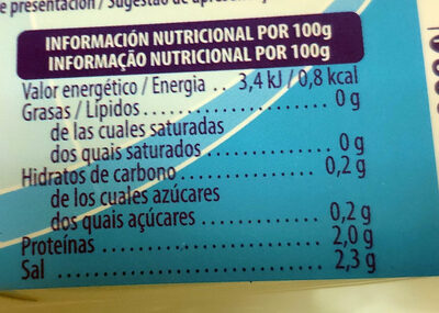 Ciclamato y sacarina líquida Hacendado ingredientes