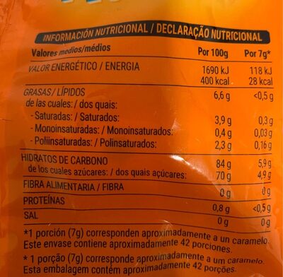 Fruits Hacendado ingredientes