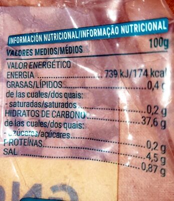 Gnocchi Hacendado ingredientes