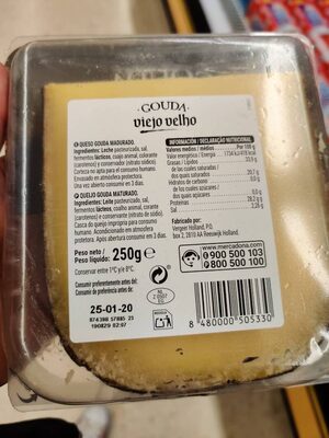 Gouda viejo Hacendado ingredientes