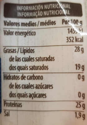 4 quesos Hacendado ingredientes