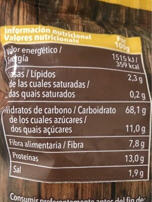 Copos trigo espelta Hacendado ingredientes