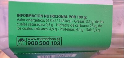 Gyozas verduras Hacendado ingredientes