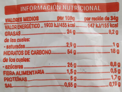 Magdalenas Hacendado ingredientes
