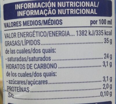 Nata montar bater Hacendado ingredientes