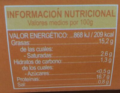 Sardina en salsa de escabeche Hacendado ingredientes