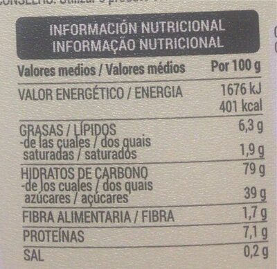 Tubitos Hacendado ingredientes